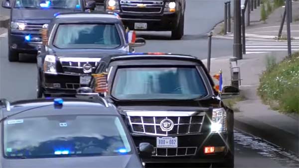 ವಿಶ್ವ ದೊಡ್ಡಣ್ಣ ಟ್ರಂಪ್‍‍ನ ಹೊಸ ಅಧಿಕೃತ ಕಾರು ಹೇಗಿದೆ ಗೊತ್ತಾ.?