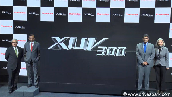 ಕಾಯುವಿಕೆಗೆ ಅಂತ್ಯ- ಮಾರುಕಟ್ಟೆಗೆ ಲಗ್ಗೆಯಿಟ್ಟ ಮಹೀಂದ್ರಾ ಎಕ್ಸ್‌ಯುವಿ300