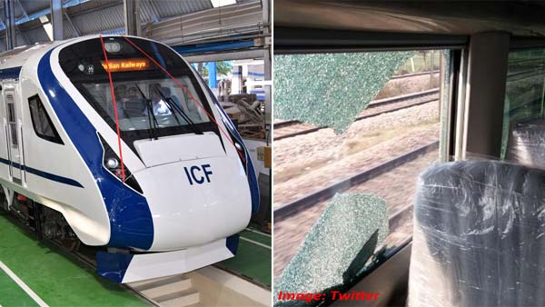 100 ಕೋಟಿ ವೆಚ್ಚದಲ್ಲಿ ಸಿದ್ದಗೊಂಡಿರುವ 'ಟ್ರೈನ್ 18' ಮೇಲೆ ಕಿಡಿಗೇಡಿಗಳ ಅಟ್ಟಹಾಸ..!