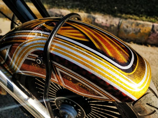 ಇದು ಹಾರ್ಲೆ ಡೇವಿಡ್‍ಸನ್ ಬೈಕ್ ಅಲ್ಲ ಸ್ವಾಮಿ. ಇದು ರಾಯಲ್ ಎನ್‍ಫೀಲ್ಡ್ ಥಂಡರ್‍‍ಬರ್ಡ್ ಬೈಕ್..!