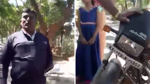 ಸಂಚಾರಿ ನಿಯಮ ಪಾಲಿಸದ ಟ್ರಾಫಿಕ್ ಪೊಲೀಸರಿಂದಲೇ ಯುವಕನ ಮೇಲೆ ದರ್ಪ..!