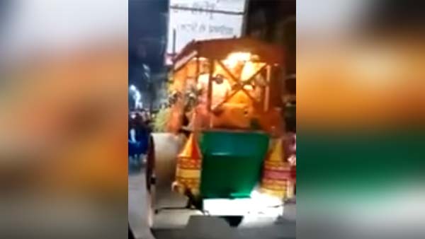 ಮದುವೆ ಮಟಂಪಕ್ಕೆ ಡಿಫರೆಂಟ್ ಆಗಿ ಎಂಟ್ರಿ ಕೊಟ್ಟ ನವ ಜೋಡಿ