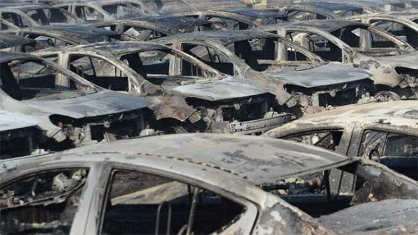 ಚೆನ್ನೈನಲ್ಲೂ ಅಗ್ನಿ ದುರಂತ- ಪಾರ್ಕಿಂಗ್ ಸ್ಥಳದಲ್ಲಿ ಹೊತ್ತಿ ಉರಿದ 200 ಕಾರುಗಳು..!