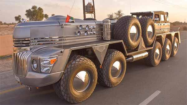 15 ಸಾವಿರ ಸಿಸಿ ಎಂಜಿನ್ ಸಾಮರ್ಥ್ಯದೊಂದಿಗೆ ರಸ್ತೆಗಿಳಿದ ವಿಶ್ವದ ಅತಿದೊಡ್ಡ ಮಾಡಿಫೈ ಎಸ್‌ಯುವಿ ಕಾರು