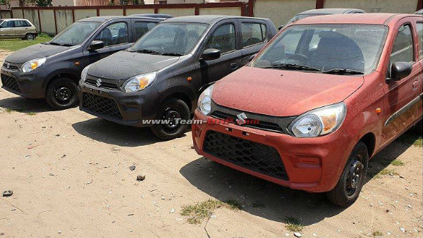 ಡೀಲರ್‍ ಯಾರ್ಡ್ ತಲುಪುತ್ತಿರುವ ಅಪ್ಗ್ರೇಡೆಡ್ ಮಾರುತಿ ಸುಜುಕಿ ಆಲ್ಟೋ 800