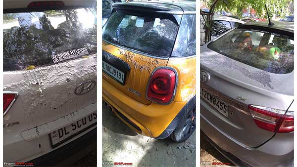 ಪಾರ್ಕಿಂಗ್ ಮಾಡಲಾದ ಕಾರುಗಳ ಮೇಲೆ ಪುಂಡರಿಂದ ಆಸಿಡ್‍ ದಾಳಿ..!