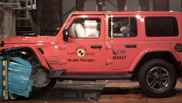 ರ‍್ಯಾಂಗ್ಲರ್ ಕ್ರ್ಯಾಶ್ ಟೆಸ್ಟ್ ಫಲಿತಾಂಶ ಪ್ರಕಟ- ಐಷಾರಾಮಿ ಜೀಪ್ ಪ್ರಿಯರಿಗೆ ಶಾಕ್..!