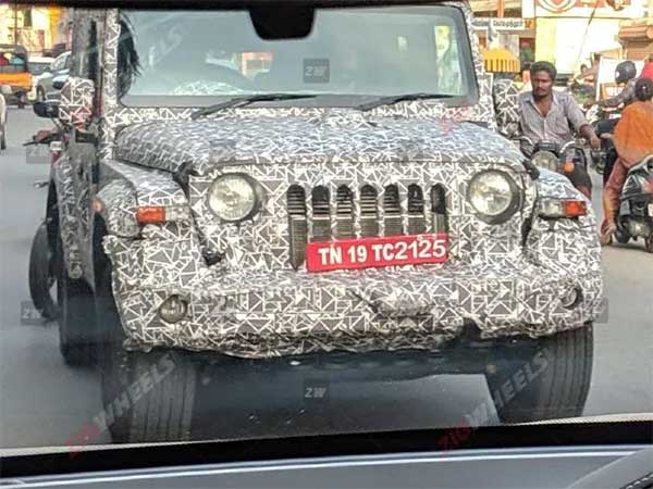 ಹೊಸ ಮಹೀಂದ್ರಾ ಥಾರ್‍ ಡ್ಯಾಶ್‍‍ಬೋರ್ಡ್ ಹೀಗಿರಲಿದೆಯಂತೆ..!