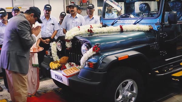 ಸ್ಪೆಷಲ್ ಎಡಿಷನ್ ಥಾರ್ 700 ಕಾರು ಉತ್ಪಾದನೆಗೆ ಮಹೀಂದ್ರಾ ಬಿಳ್ಕೊಡುಗೆ