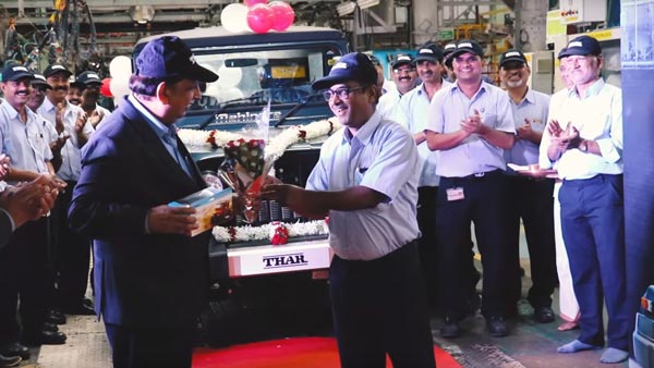 ಸ್ಪೆಷಲ್ ಎಡಿಷನ್ ಥಾರ್ 700 ಕಾರು ಉತ್ಪಾದನೆಗೆ ಮಹೀಂದ್ರಾ ಬಿಳ್ಕೊಡುಗೆ