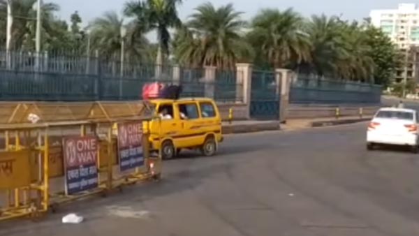 ರಾಂಗ್ ಸೈಡಿನಲ್ಲಿ ಚಾಲನೆ ಮಾಡಿ ಮಕ್ಕಳ ಜೀವಕ್ಕೆ ಸಂಚಕಾರ ತರುತ್ತಿರುವ ಸ್ಕೂಲ್ ವ್ಯಾನ್‍