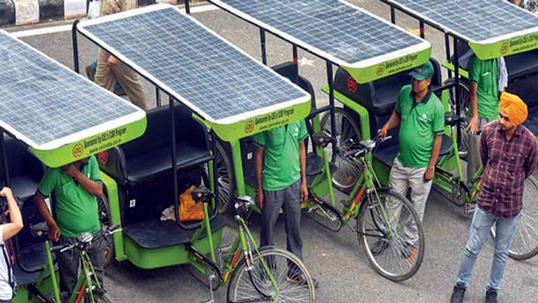 ಶ್ರಮ ಕಡಿಮೆಗೊಳಿಸಲಿದೆ ಈ ಸೋಲಾರ್ ರಿಕ್ಷಾ