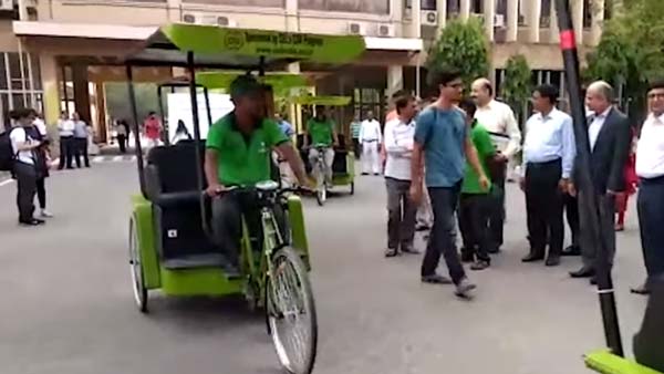 ಶ್ರಮ ಕಡಿಮೆಗೊಳಿಸಲಿದೆ ಈ ಸೋಲಾರ್ ರಿಕ್ಷಾ