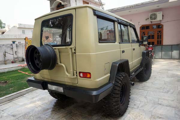 ಮರ್ಸಿಡಿಸ್ ಜಿ ವ್ಯಾಗನ್‍‍ನಂತೆ ಮಾಡಿಫೈಗೊಂಡ ಟಾಟಾ ಸುಮೋ