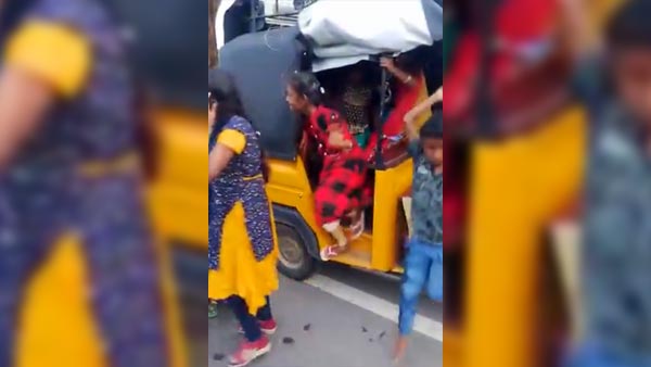 ಅಬ್ಬಾ..ಒಂದೇ ಆಟೋದಲ್ಲಿ ಪ್ರಯಾಣಿಸಿದ 24 ಜನ..!