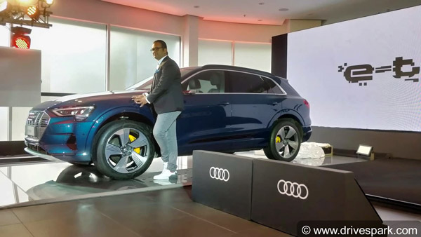 ಆಡಿ ಮೊದಲ ಐಷಾರಾಮಿ ಎಲೆಕ್ಟ್ರಿಕ್ ವರ್ಷನ್ ಇ-ಟ್ರಾನ್ ಭಾರತದಲ್ಲಿ ಅನಾವರಣ