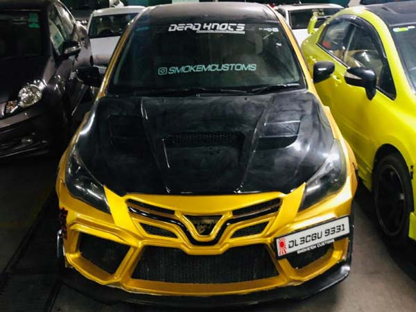 ವಿಶಿಷ್ಟವಾಗಿ ಮಾಡಿಫೈಗೊಂಡ ಮಾರುತಿ ಸಿಯಾಜ್ ಕಾರು