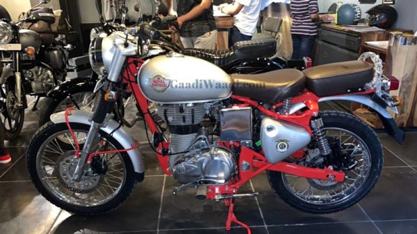 ಆಫ್ ರೋಡ್ ಬುಲೆಟ್ ಟ್ರಯಲ್ಸ್ ಬೈಕ್‌ ಅನ್ನು ಕ್ಲಾಸಿಕ್ ಮಾದರಿಯಾಗಿ ಬದಲಿಸಿದ ಆರ್‌ಇ ಡೀಲರ್ಸ್