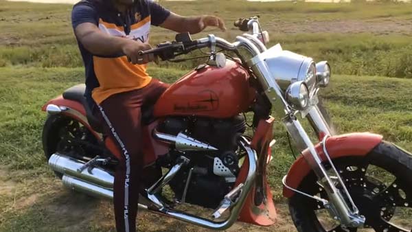 ಮಾರಾಟಕ್ಕಿದೆ ಹಾರ್ಲೆ ಡೇವಿಡ್ಸನ್‍‍ನಂತಿರುವ ರಾಯಲ್ ಎನ್‍‍ಫೀಲ್ಡ್