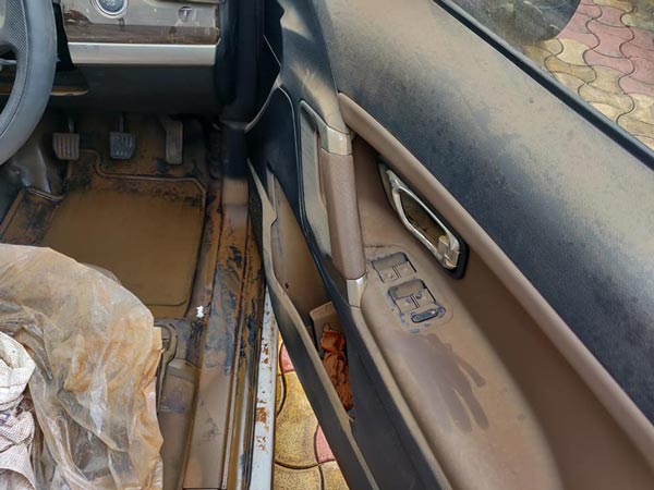 ಪ್ರವಾಹದಿಂದಾಗಿ ನೀರಿನಲ್ಲಿ ಮುಳುಗಿದ ಹೊಸ ಟಾಟಾ ಹ್ಯಾರಿಯರ್