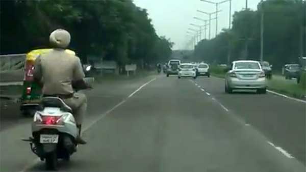 ರೂಲ್ಸ್ ಬ್ರೇಕ್ ಮಾಡಿದ ಪೊಲೀಸಪ್ಪನಿಗೂ ಬಿತ್ತು ಭಾರೀ ದಂಡ..!