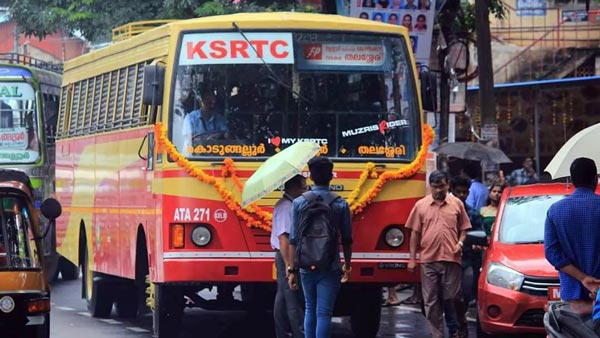 ರಾಂಗ್‍ಸೈಡ್ ನಲ್ಲಿ ಬಂದ ಬಸ್‍ ಚಾಲಕನಿಗೆ ಪಾಠ ಕಲಿಸಿದ ಯುವತಿ 
