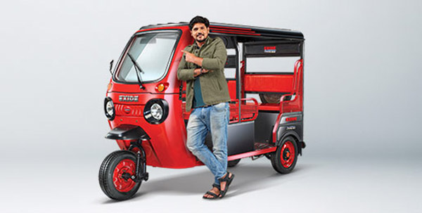 ಎಕ್ಸೈಡ್ ಮೊದಲ ಎಲೆಕ್ಟ್ರಿಕ್ ಆಟೋ ರಿಕ್ಷಾ ನಿಯೋ ಅನಾವರಣ 