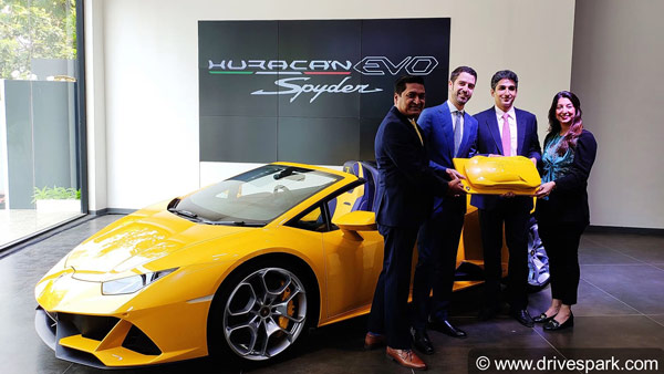 ಬಿಡುಗಡೆಯಾಯ್ತು ದುಬಾರಿ ಬೆಲೆಯ ಲ್ಯಾಂಬೊರ್ಗಿನಿ ಹುರಾಕನ್ ಇವೊ ಸ್ಪೈಡರ್