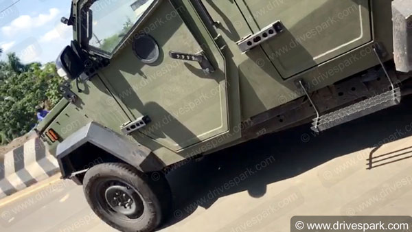 ಸ್ಪಾಟ್ ಟೆಸ್ಟ್ ನಲ್ಲಿ ಕಣ್ಣಿಗೆ ಬಿದ್ದ ಮಹೀಂದ್ರಾ ಮಾರ್ಕ್ಸ್‌ಮನ್ ಬುಲೆಟ್ ಪ್ರೂಫ್