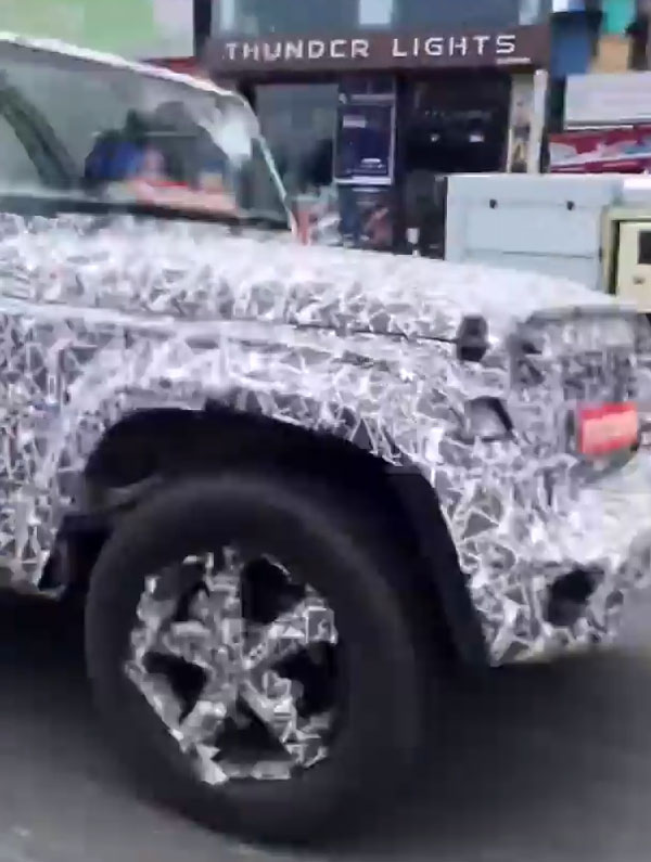 ಫೈವ್ ಸ್ಪೋಕ್ ವೀಲ್ಹ್ ಸೌಲಭ್ಯದೊಂದಿಗೆ ಬಿಡುಗಡೆಯಾಗಲಿದೆ ಮಹೀಂದ್ರಾ ಹೊಸ ಥಾರ್