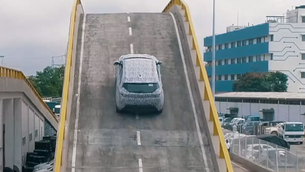 ರೋಡ್ ಟೆಸ್ಟಿಂಗ್‍‍ನಲ್ಲಿ ಕಂಡು ಬಂದ ಟಾಟಾ ನೆಕ್ಸಾನ್ ಎಲೆಕ್ಟ್ರಿಕ್