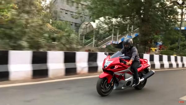 ಸುಜುಕಿ ಹಯಾಬುಸಾ ಬೈಕ್‍‍ನಂತೆ ಮಾಡಿಫೈಗೊಂಡ ಡಾಮಿನರ್ 400 