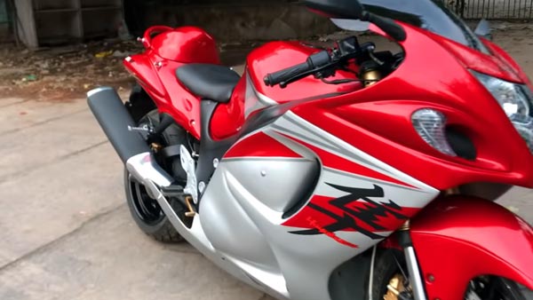 ಸುಜುಕಿ ಹಯಾಬುಸಾ ಬೈಕ್‍‍ನಂತೆ ಮಾಡಿಫೈಗೊಂಡ ಡಾಮಿನರ್ 400 