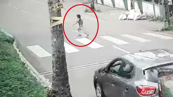 ವೇಗವಾಗಿ ಬಂದು ಬಾಲಕಿಗೆ ಗುದ್ದಿದ್ದ ಕಾರು