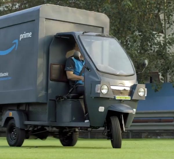 ಎಲೆಕ್ಟ್ರಿಕ್ ರಿಕ್ಷಾ ವಿತರಣೆಯ ವೀಡಿಯೊ ಬಿಡುಗಡೆಗೊಳಿಸಿದ ಅಮೇಜಾನ್