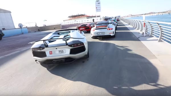 ದುಬೈ ರಾಯಲ್ ಫ್ಯಾಮಿಲಿಯ ಸೂಪರ್‍‍ಕಾರುಗಳ ರ‍್ಯಾಲಿ