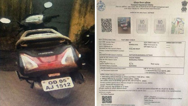 ಅಪ್ರಾಪ್ತ ಮಗನಿಗೆ ಸ್ಕೂಟರ್ ನೀಡಿದ ಅಪ್ಪನಿಗೆ ಬಿತ್ತು ಭಾರೀ ದಂಡ