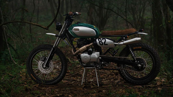 ಸ್ಕ್ರಾಂಬ್ಲರ್ ಬೈಕಿನಂತೆ ಮಾಡಿಫೈಗೊಂಡ ಹೀರೊ ಕರಿಜ್ಮಾ