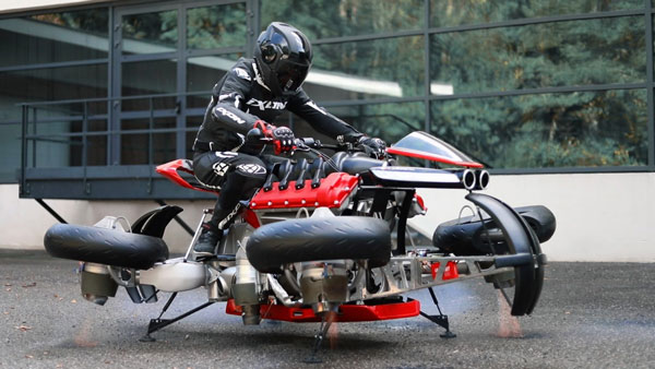 ಬರಲಿದೆ ದುಬಾರಿ ಬೆಲೆಯ ಹಾರಾಡುವ ಬೈಕ್..!