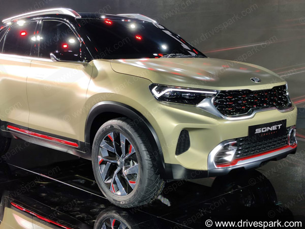 ಆಟೋ ಎಕ್ಸ್‌ಪೋ 2020: ಬ್ರೆಝಾ ಮತ್ತು ವೆನ್ಯೂ ಪ್ರತಿಸ್ಪರ್ಧಿ ಕಿಯಾ ಸೊನೆಟ್ ಕಾನ್ಸೆಪ್ಟ್ ಅನಾವರಣ