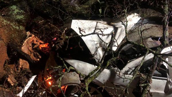 8 ಜನರ ಜೀವ ಕಾಪಾಡಿದ ಟೆಸ್ಲಾ ಕಾರು..!