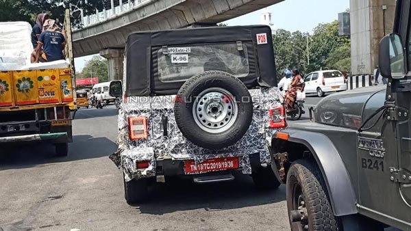 ಸ್ಪಾಟ್ ಟೆಸ್ಟ್‌ನಲ್ಲಿ ಕಾಣಿಸಿಕೊಂಡ 2020ರ ಮಹೀಂದ್ರಾ ಥಾರ್ 