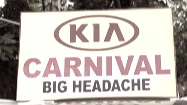 ಖರೀದಿ ಮಾಡಿದ ಒಂದೇ ವಾರದಲ್ಲಿ 3 ಬಾರಿ ರಿಪೇರಿ- ಕಿಯಾ ವಿರುದ್ದ ಸಿಡಿದೆದ್ದ ಕಾರ್ನಿವಾಲ್ ಮಾಲೀಕ..!