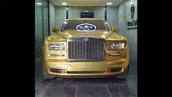 ಬಾಡಿಗೆಗೆ ದೊರೆಯಲಿದೆ ಗೋಲ್ಡ್ ವ್ರಾಪ್ ರೋಲ್ಸ್ ರಾಯ್ಸ್ ಕಾರು..!