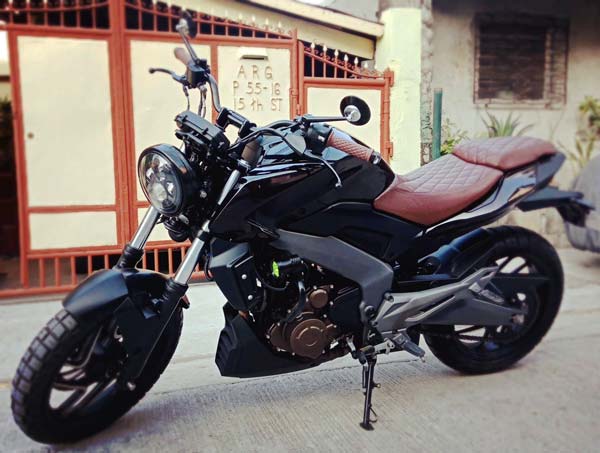 ಸ್ಟ್ರೀಟ್ ಫೈಟರ್ ಶೈಲಿಯಲ್ಲಿ ಮಾಡಿಫೈಗೊಂಡ ಬಜಾಜ್ ಡೊಮಿನಾರ್ 400 ಬೈಕ್