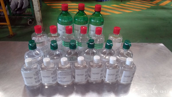 ದೇಶಾದ್ಯಂತ 5 ಸಾವಿರ ಲೀಟರ್ ಹ್ಯಾಂಡ್ ಸ್ಯಾನಿಟೈಜರ್ ವಿತರಣೆ ಮಾಡಿದ ಹೀರೋ ಮೋಟೊಕಾರ್ಪ್