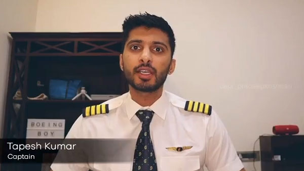 ಸಹೊದ್ಯೋಗಿಗಳಲ್ಲಿ ವಿಶ್ವಾಸ ಮೂಡಿಸಿದ ಪೈಲಟ್