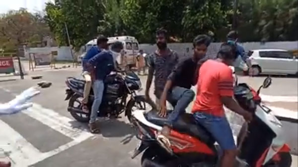 ವಾಹನ ಸವಾರರೇ ಜೋಕೆ, ವಿನಾಕಾರಣ ಹೊರಗೆ ಬಂದರೆ ಸೋಂಕಿತನ ಜೊತೆಗಿರಬೇಕಾದಿತು..!