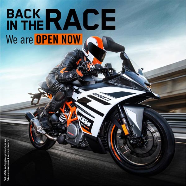 ಲಾಕ್‌ಡೌನ್ ಸಡಿಲಿಕೆ: ಡೀಲರ್‌ಶಿಪ್‌ಗಳನ್ನು ತೆರೆದ ಕೆಟಿಎಂ ಹಸ್ಕ್‌ವರ್ನಾ