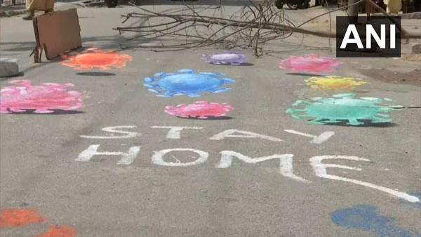 ಕರೋನಾ ವೈರಸ್ ಕುರಿತು ವಿಶೇಷ ಜಾಗೃತಿ ಮೂಡಿಸಿದ ಕಲಾವಿದ ಬಾದಲ್ ನಂಜುಂಡಸ್ವಾಮಿ